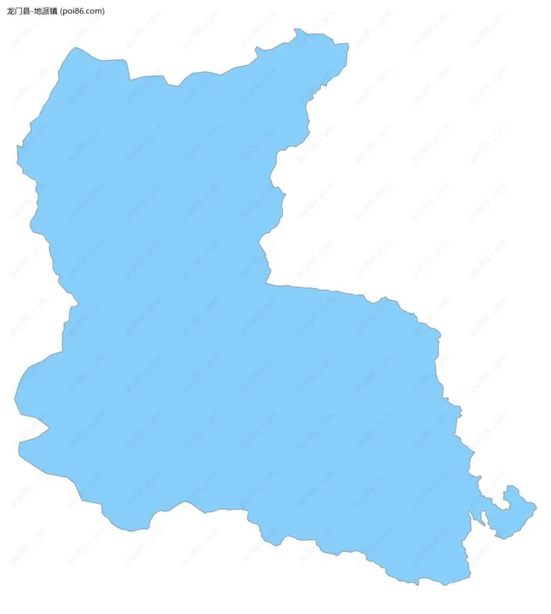 地派镇边界地图