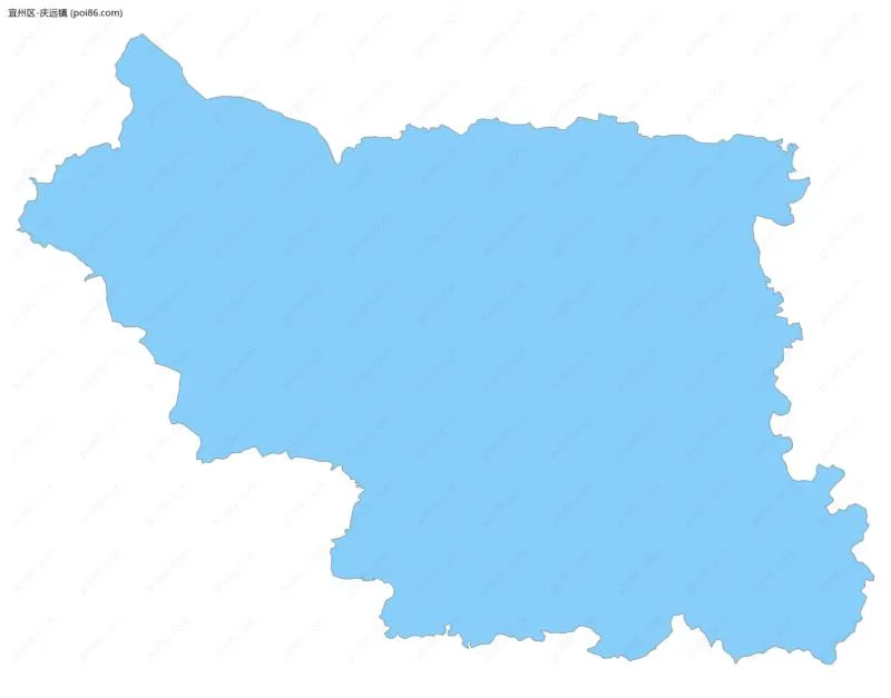 庆远镇边界地图