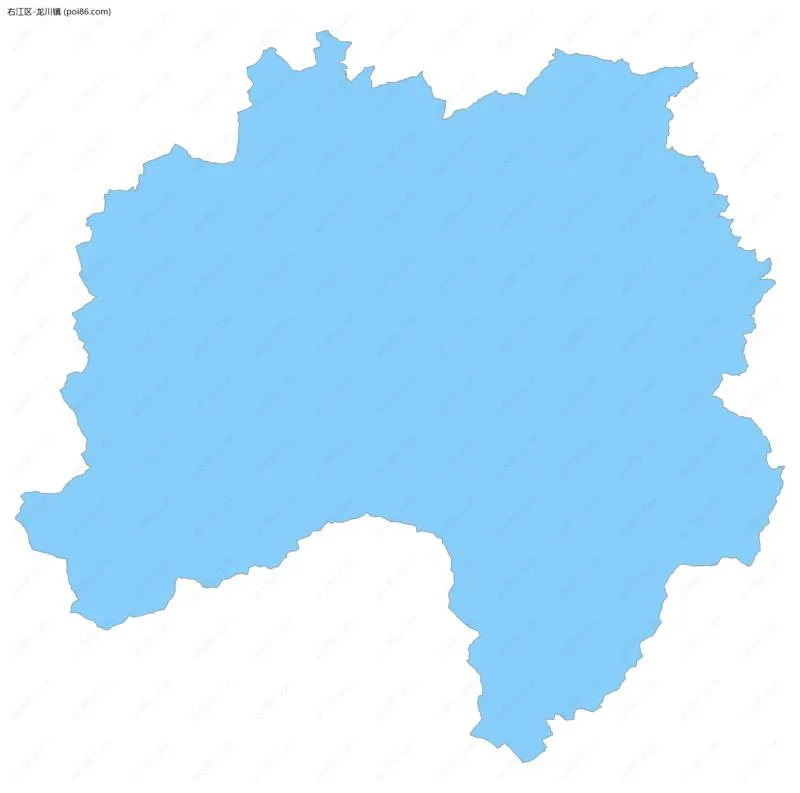 龙川镇边界地图