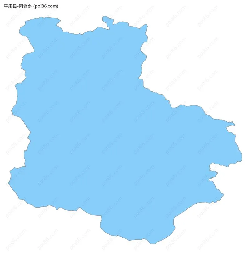 同老乡边界地图