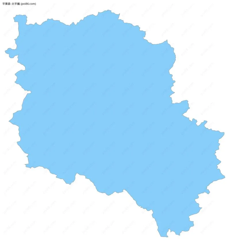 太平镇边界地图