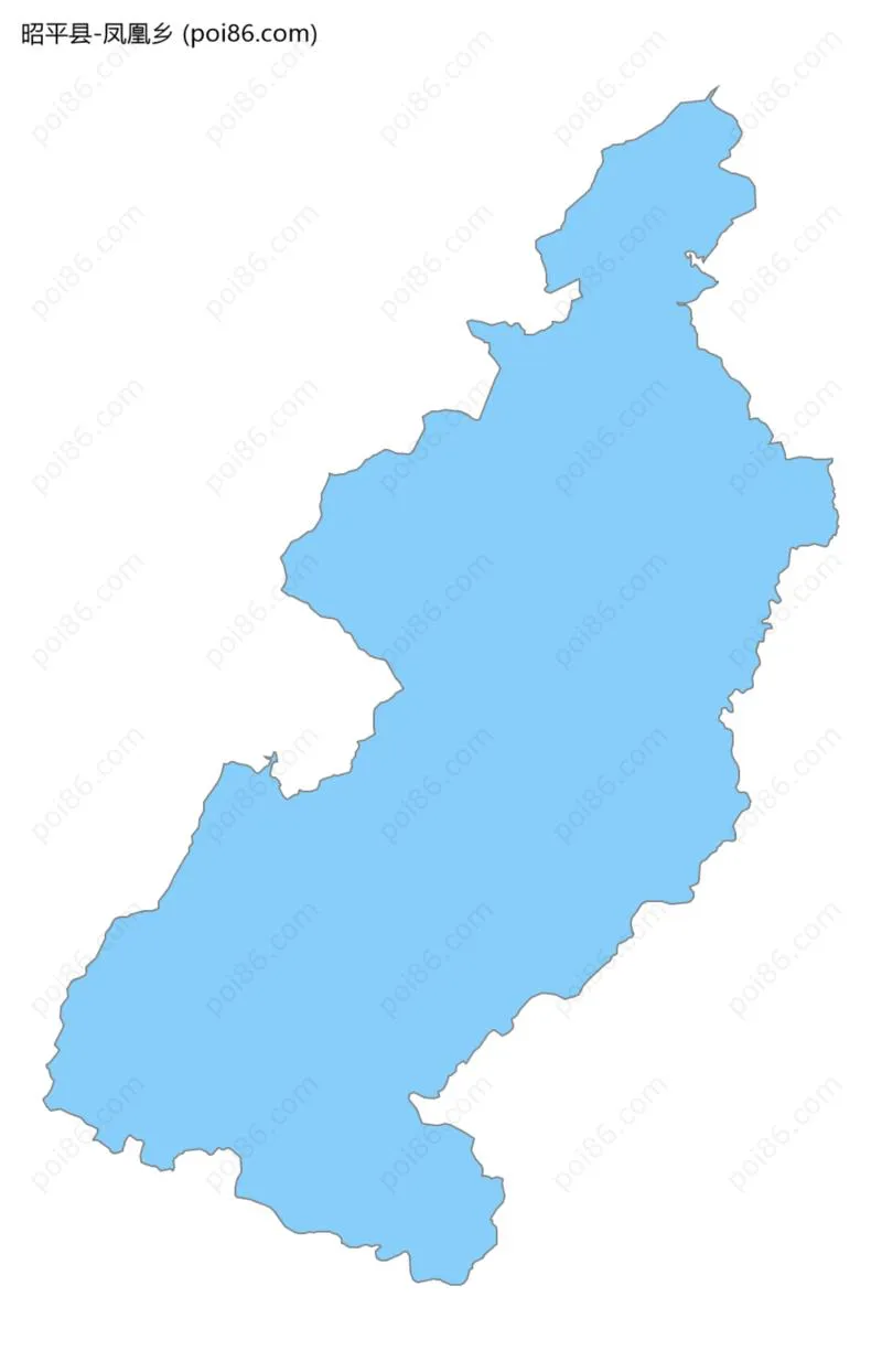 凤凰乡边界地图