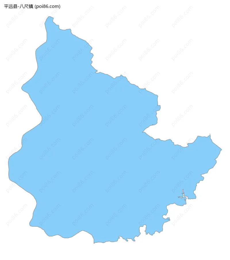 八尺镇边界地图