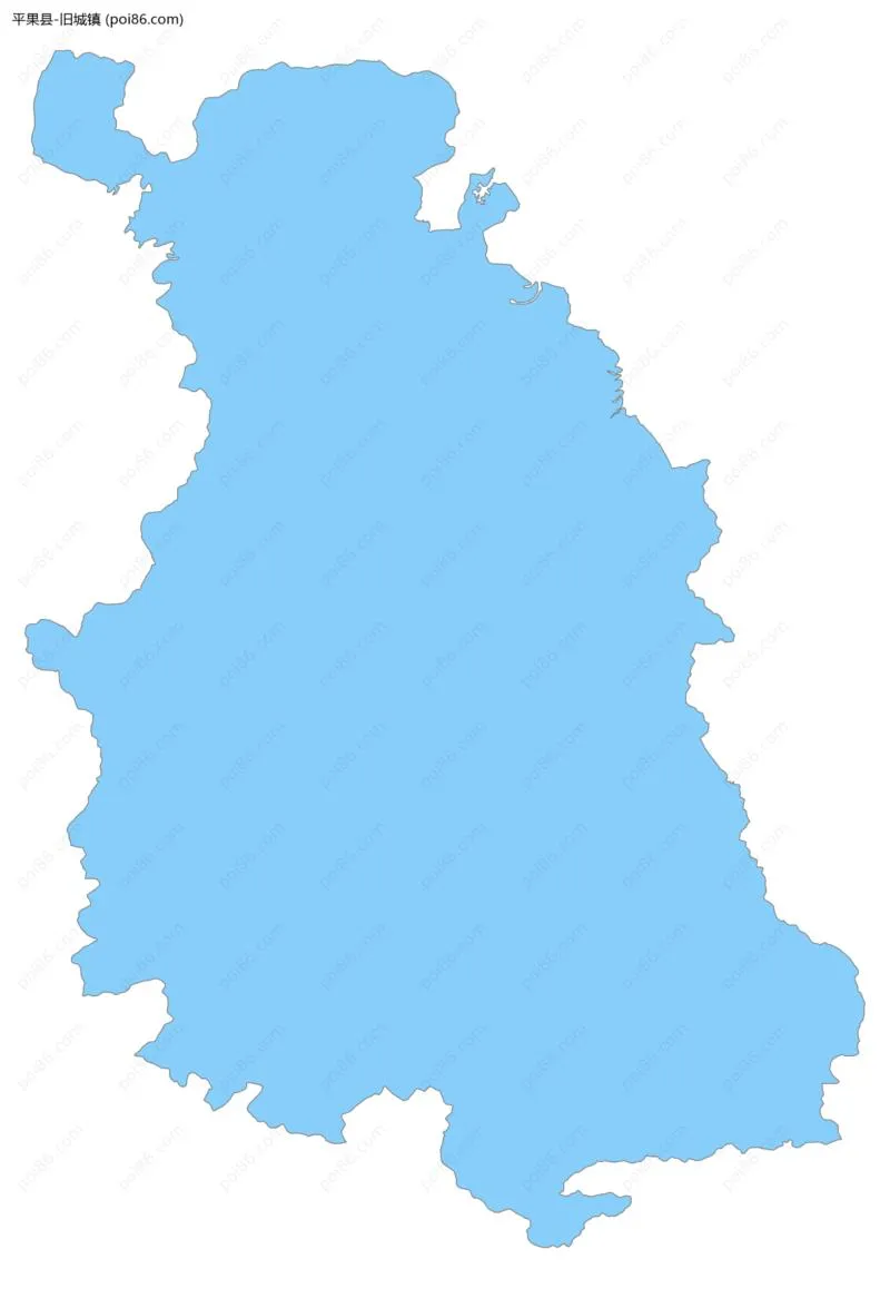 旧城镇边界地图