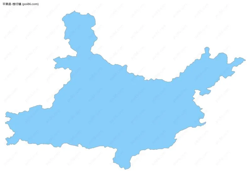 榜圩镇边界地图