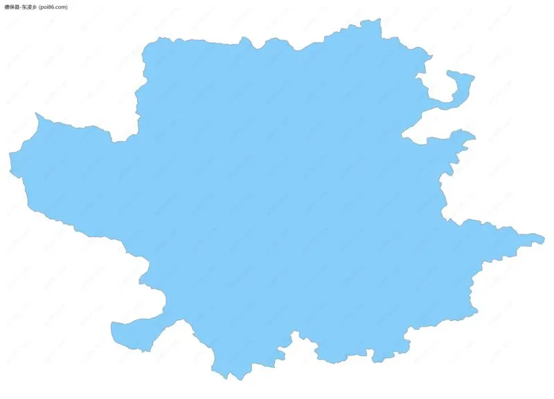 东凌乡边界地图