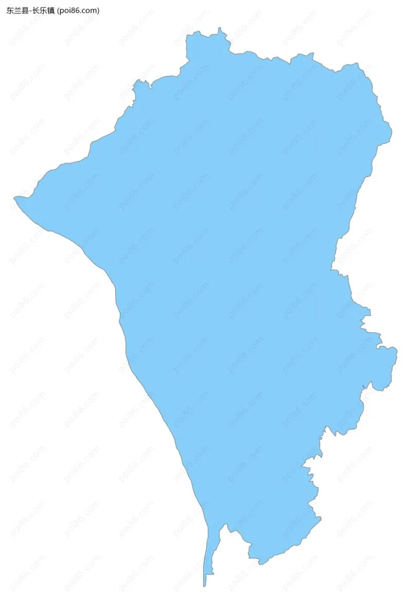 长乐镇边界地图