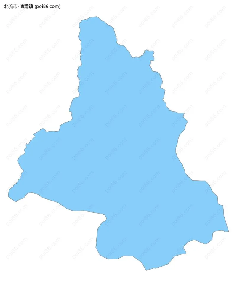 清湾镇边界地图