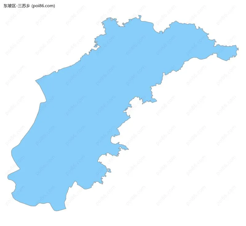 三苏乡边界地图