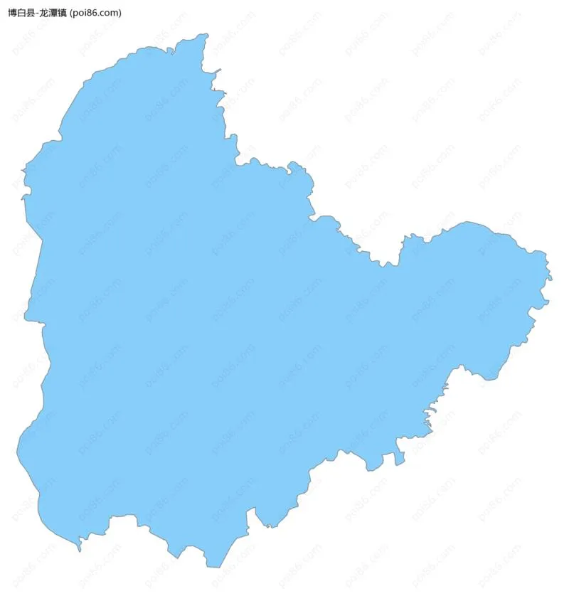 龙潭镇边界地图