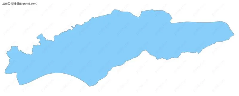 葵涌街道边界地图