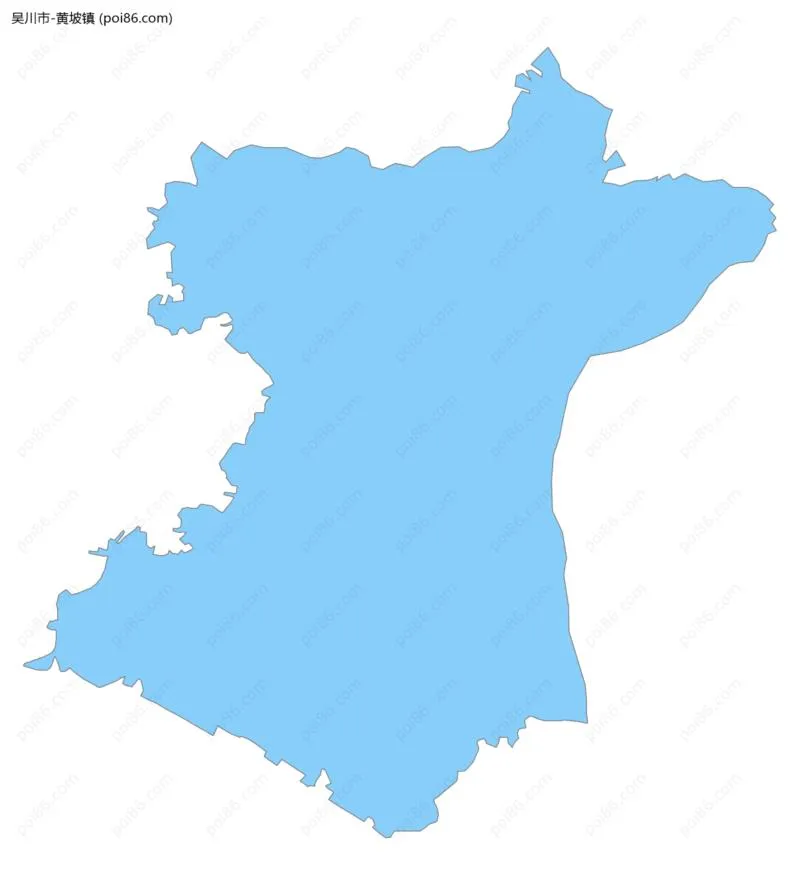 黄坡镇边界地图