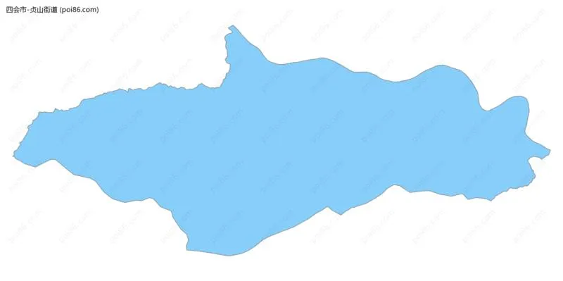 贞山街道边界地图