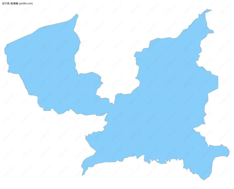 船滩镇边界地图