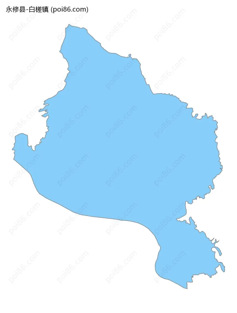 白槎镇边界地图