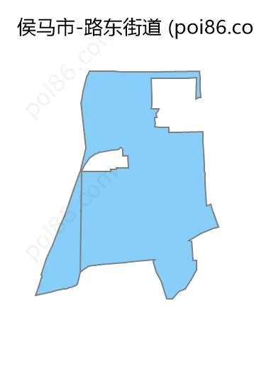 路东街道边界地图