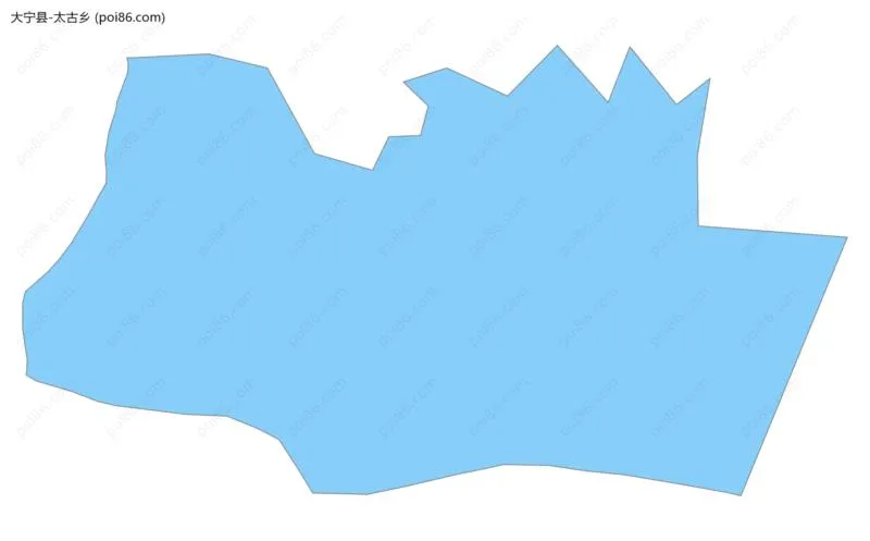 太古乡边界地图