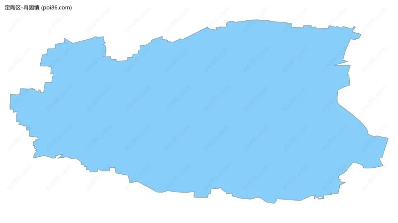 冉固镇边界地图