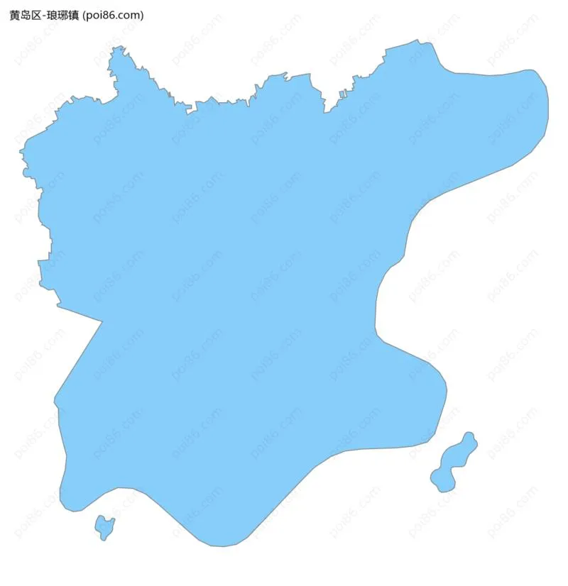 琅琊镇边界地图