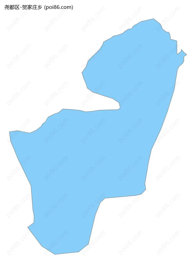 贺家庄乡边界地图