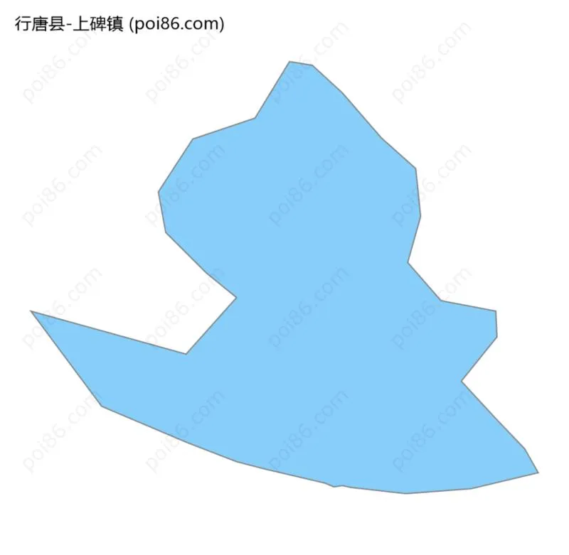 上碑镇边界地图