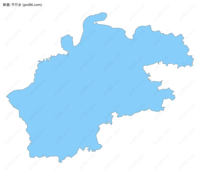 千斤乡边界地图