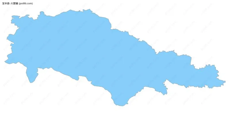 大营镇边界地图