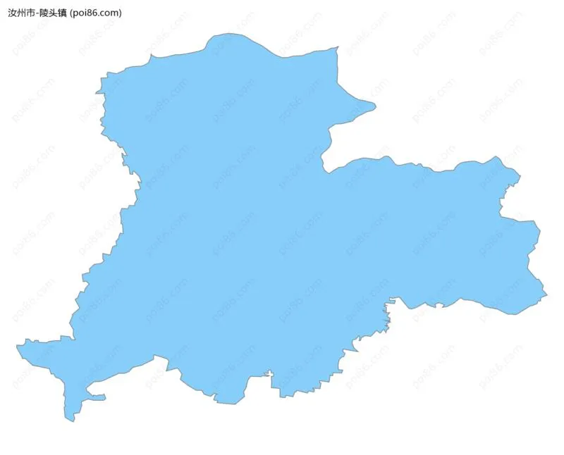 陵头镇边界地图