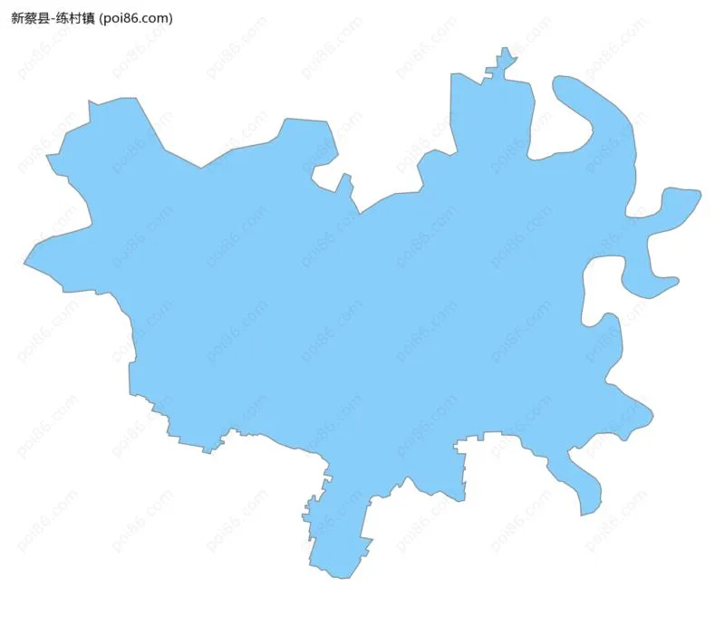 练村镇边界地图