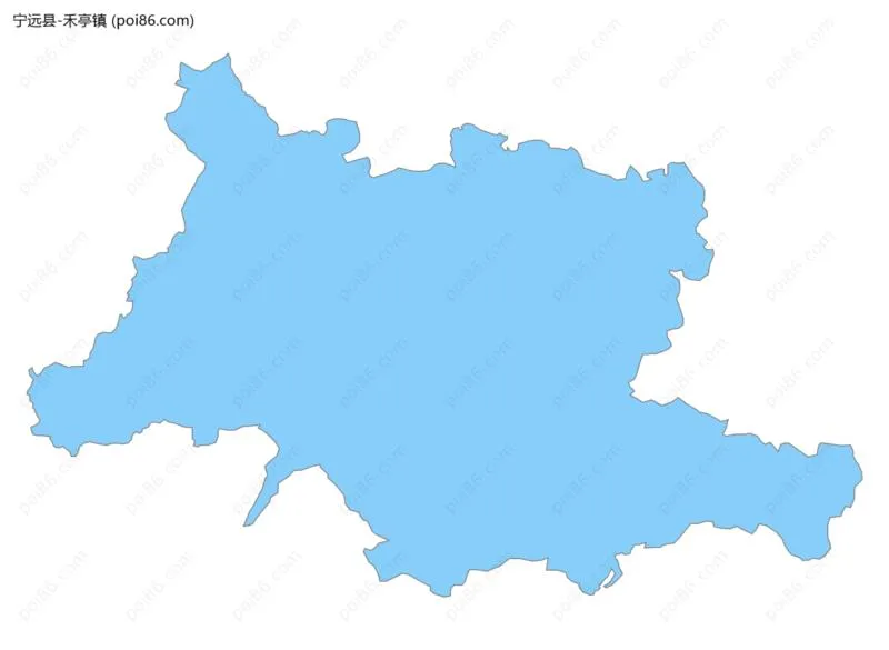 禾亭镇边界地图
