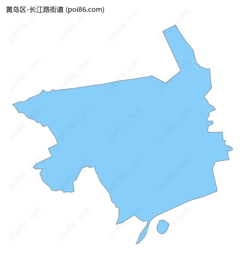 长江路街道边界地图