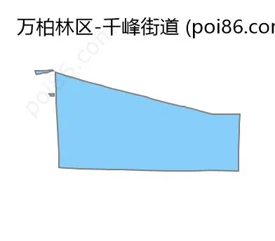 千峰街道边界地图
