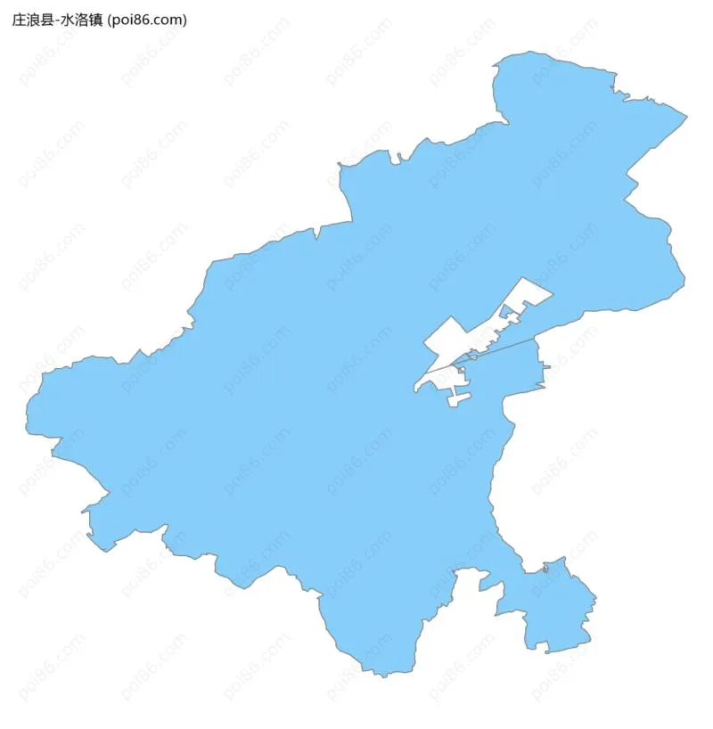 水洛镇边界地图