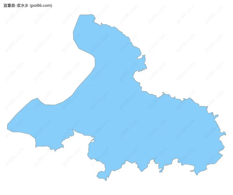 浆水乡边界地图