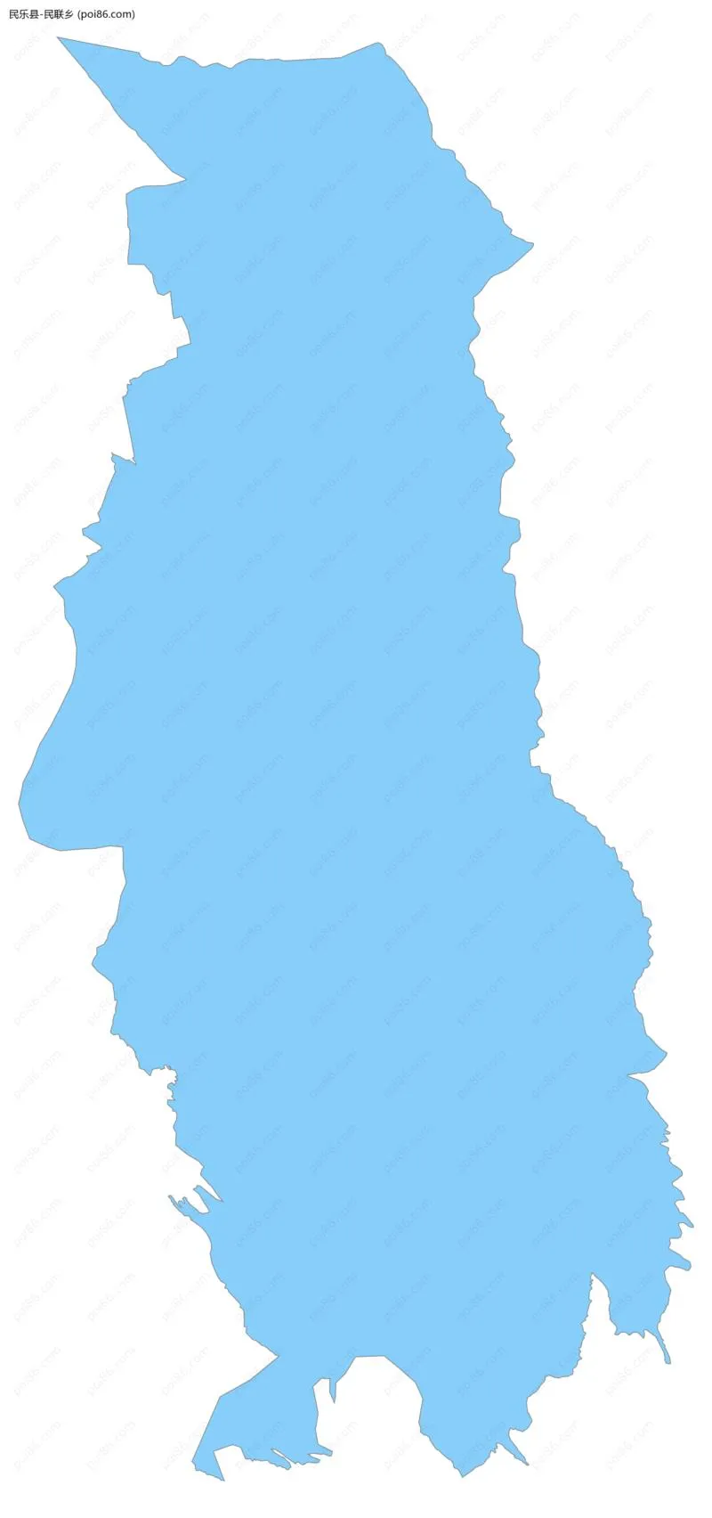 民联乡边界地图