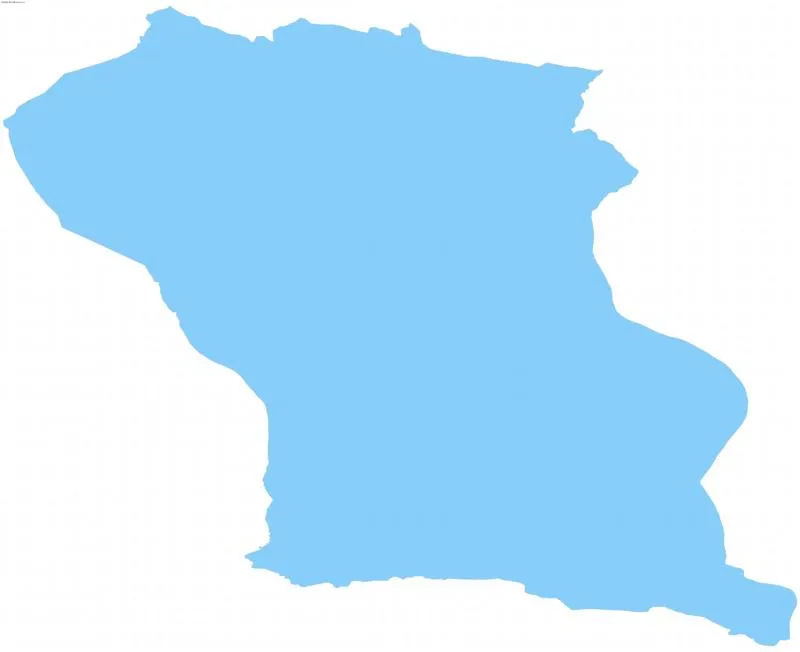 库米什镇边界地图