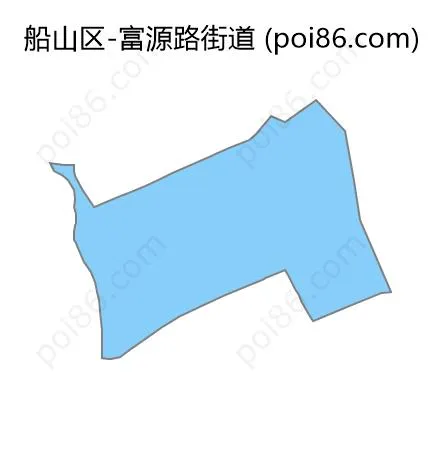 富源路街道边界地图