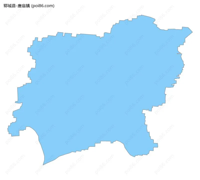 唐庙镇边界地图