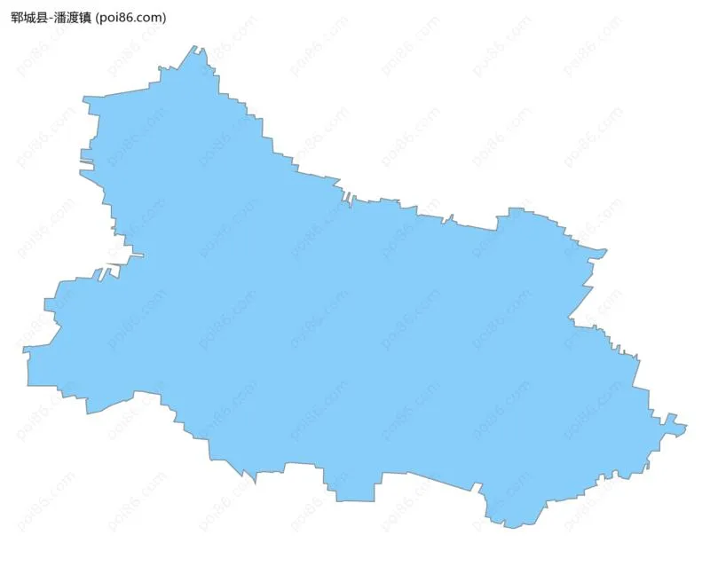 潘渡镇边界地图