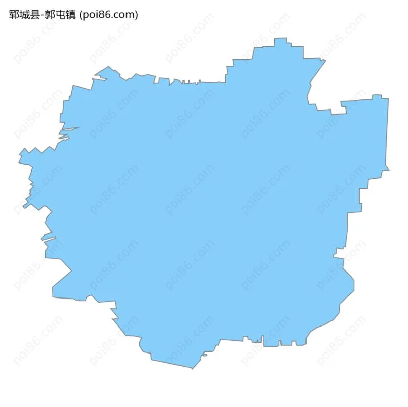 郭屯镇边界地图
