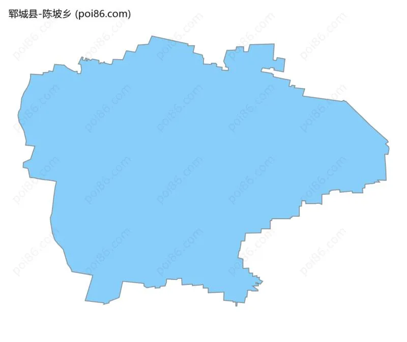 陈坡乡边界地图