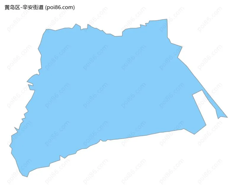 辛安街道边界地图