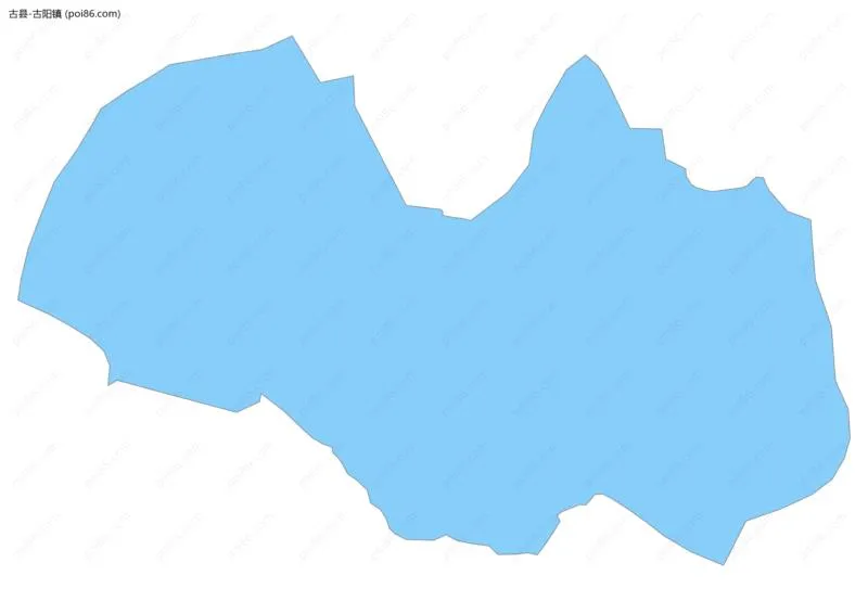 古阳镇边界地图