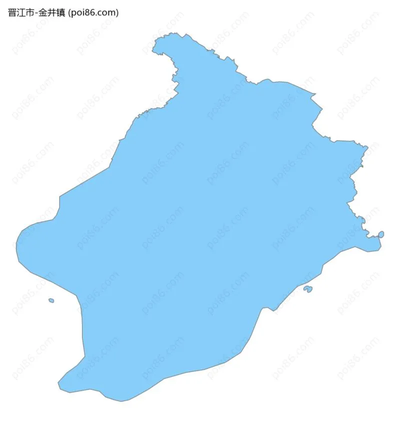 金井镇边界地图