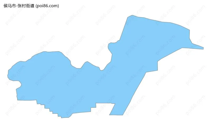 张村街道边界地图