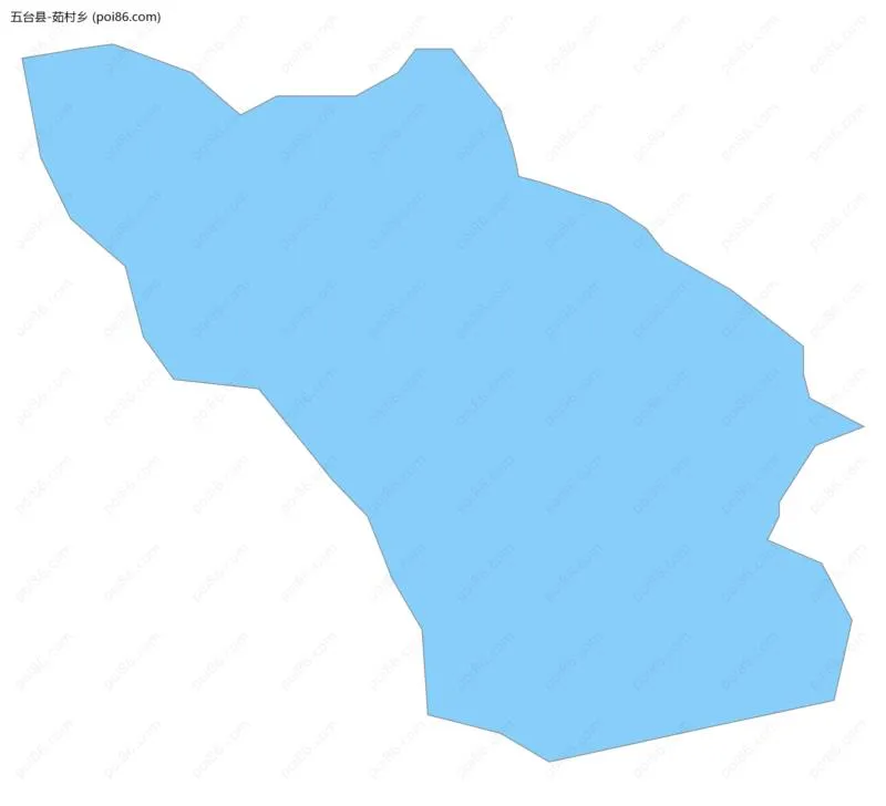 茹村乡边界地图