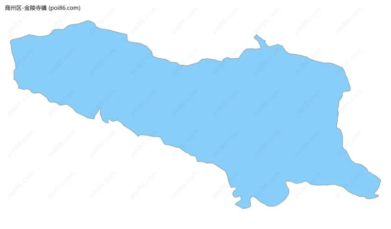 金陵寺镇边界地图