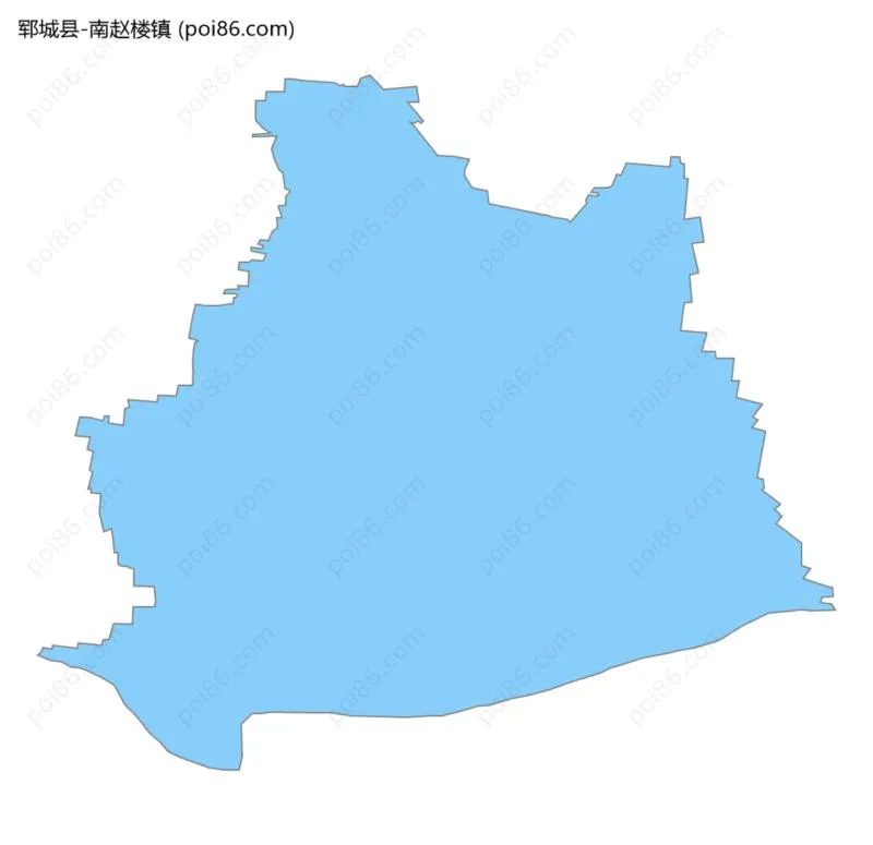 南赵楼镇边界地图