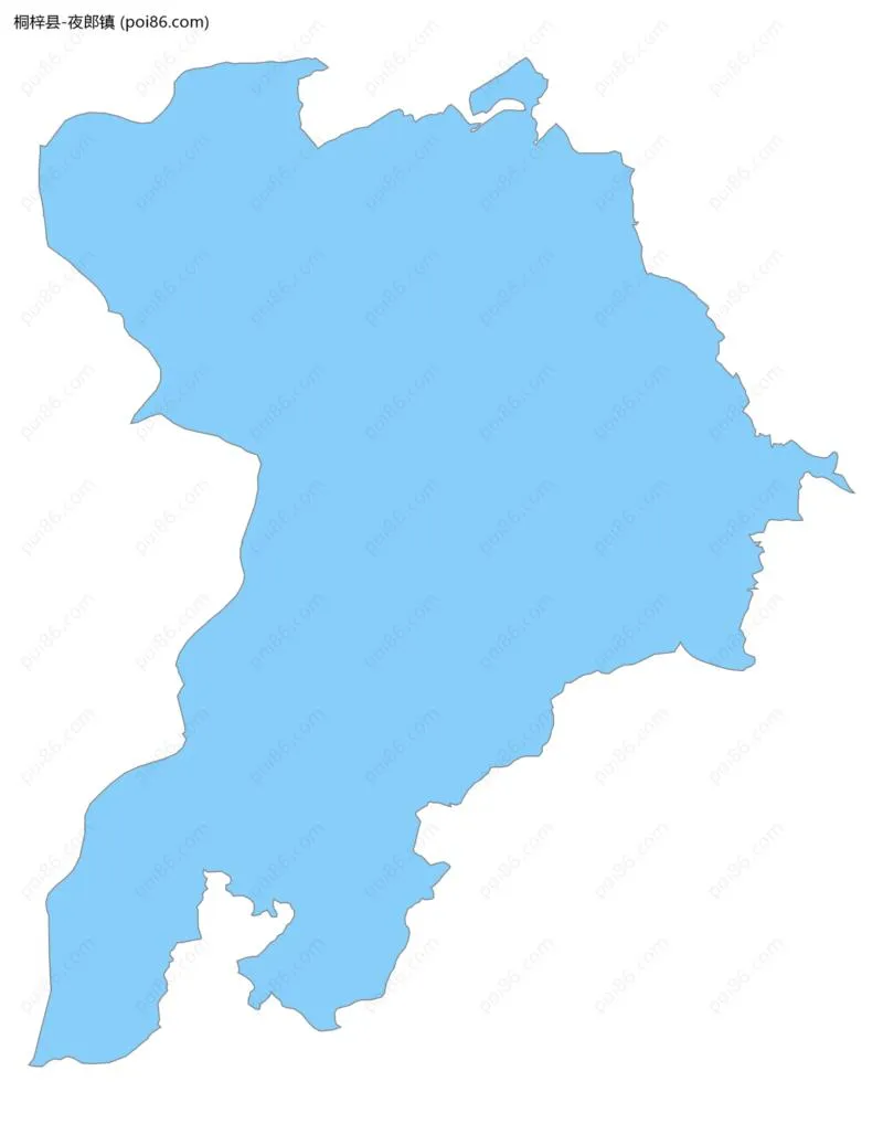 夜郎镇边界地图