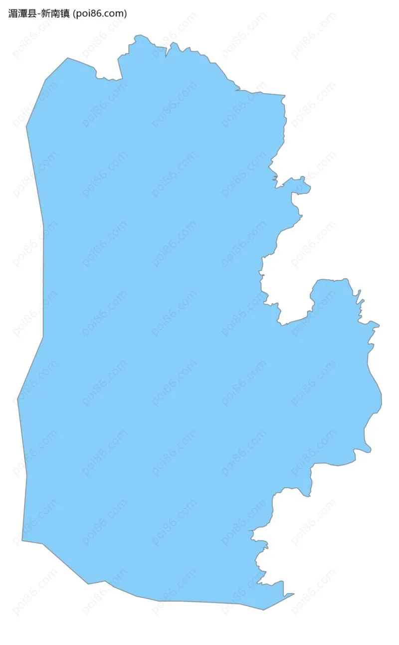 新南镇边界地图